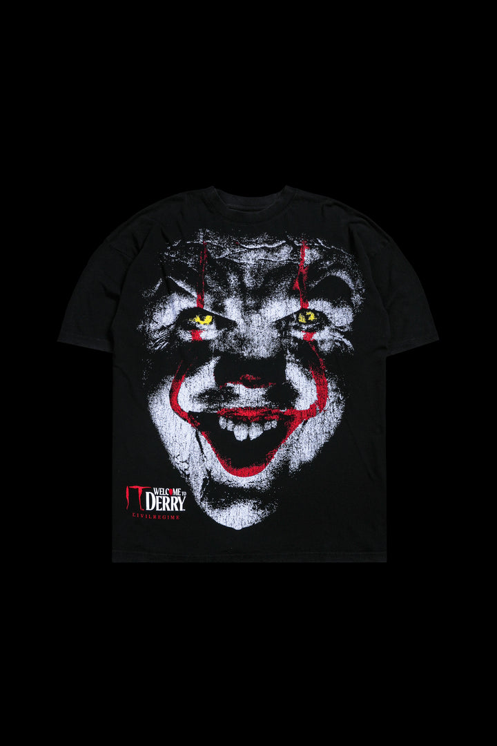 Rose Clown American Classic Oversized Tee in Vintage Black