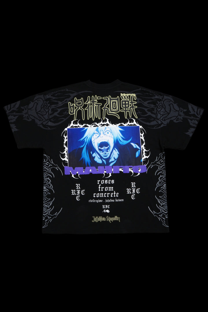 Blood And Soul American Classic Oversized Tee in Black