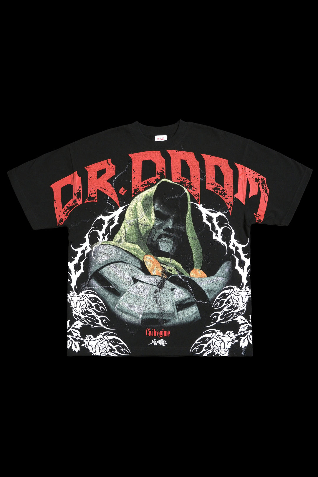 Dr. Doom American Classic Oversized Tee in Black (PREORDER)