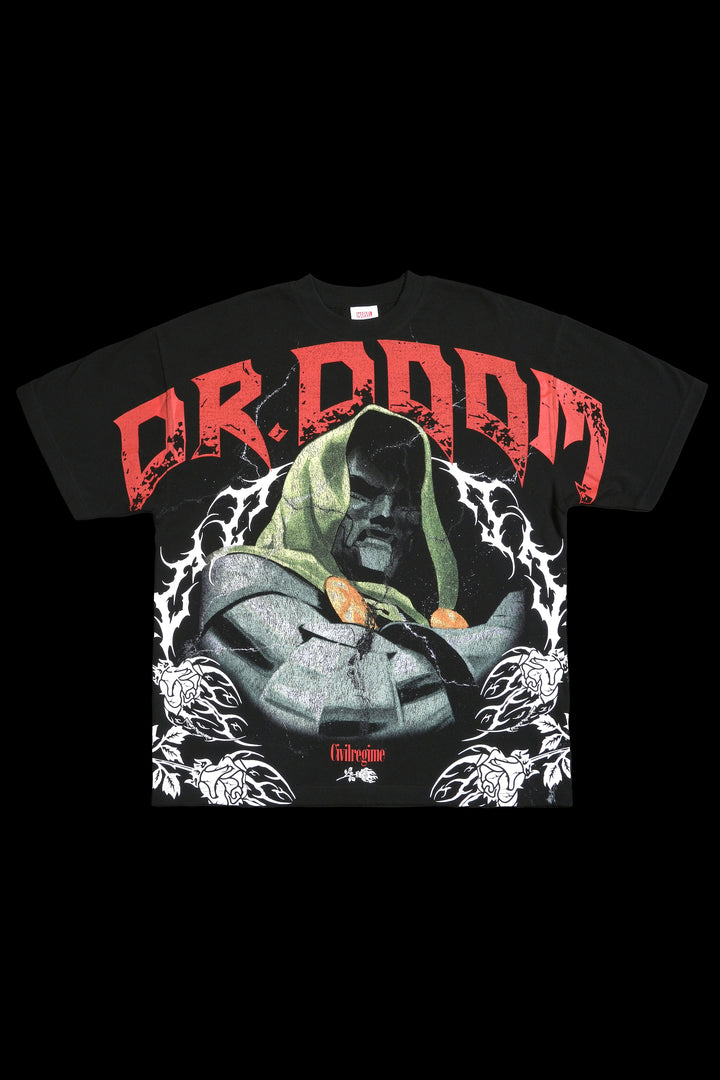 Dr. Doom American Classic Oversized Tee in Black (PREORDER)
