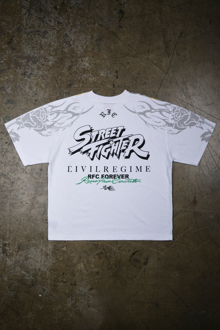 Warrior Of The Amazon SBS 199X Oversized Tee in White