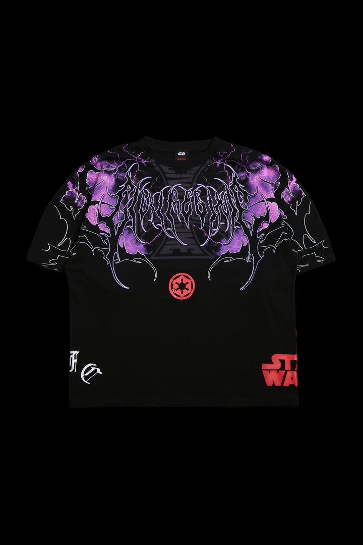 Vader's Darkside "Side By Side" 199X Oversized Tee in Black