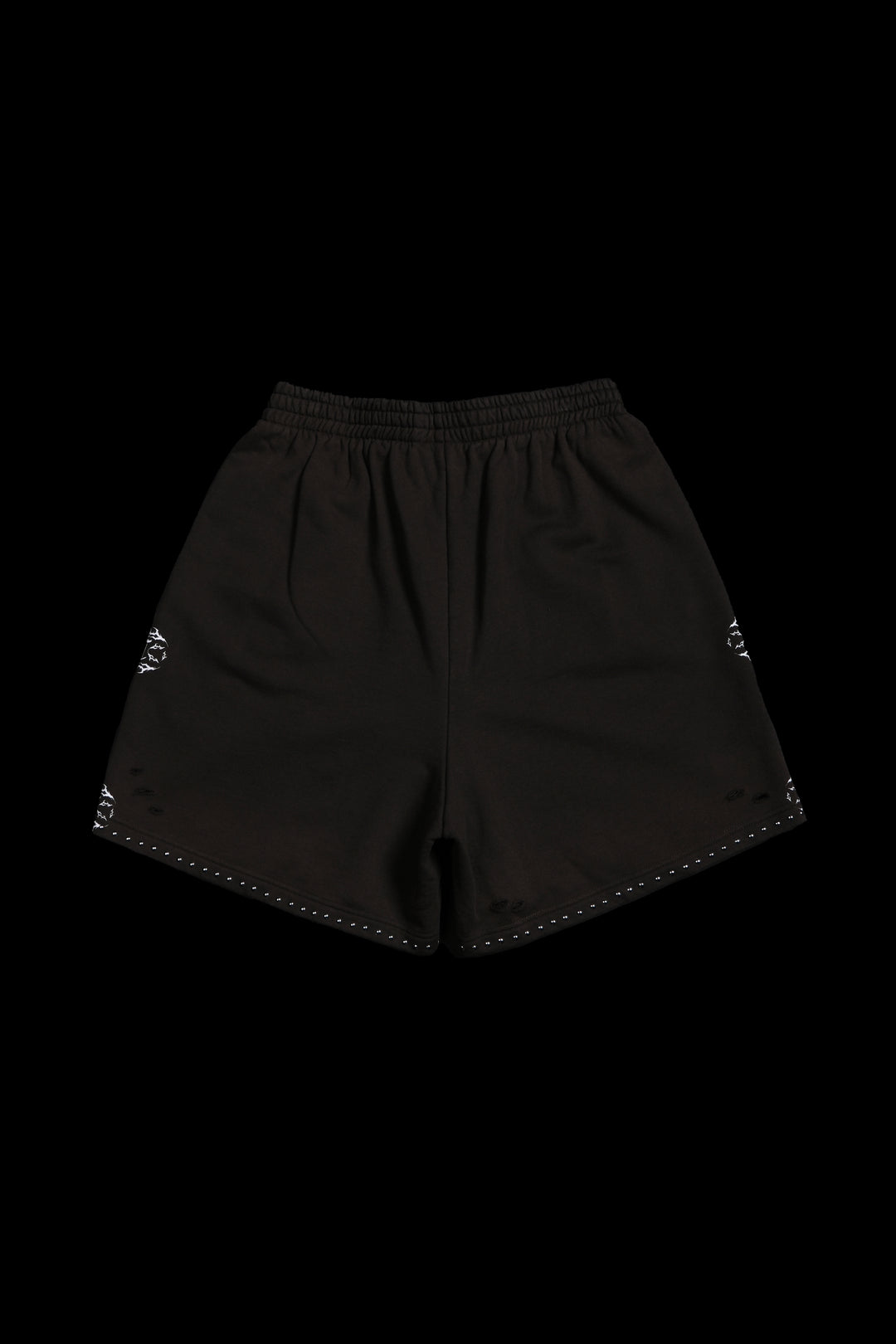 Chaos Bloom Baggy Shorts in Brown