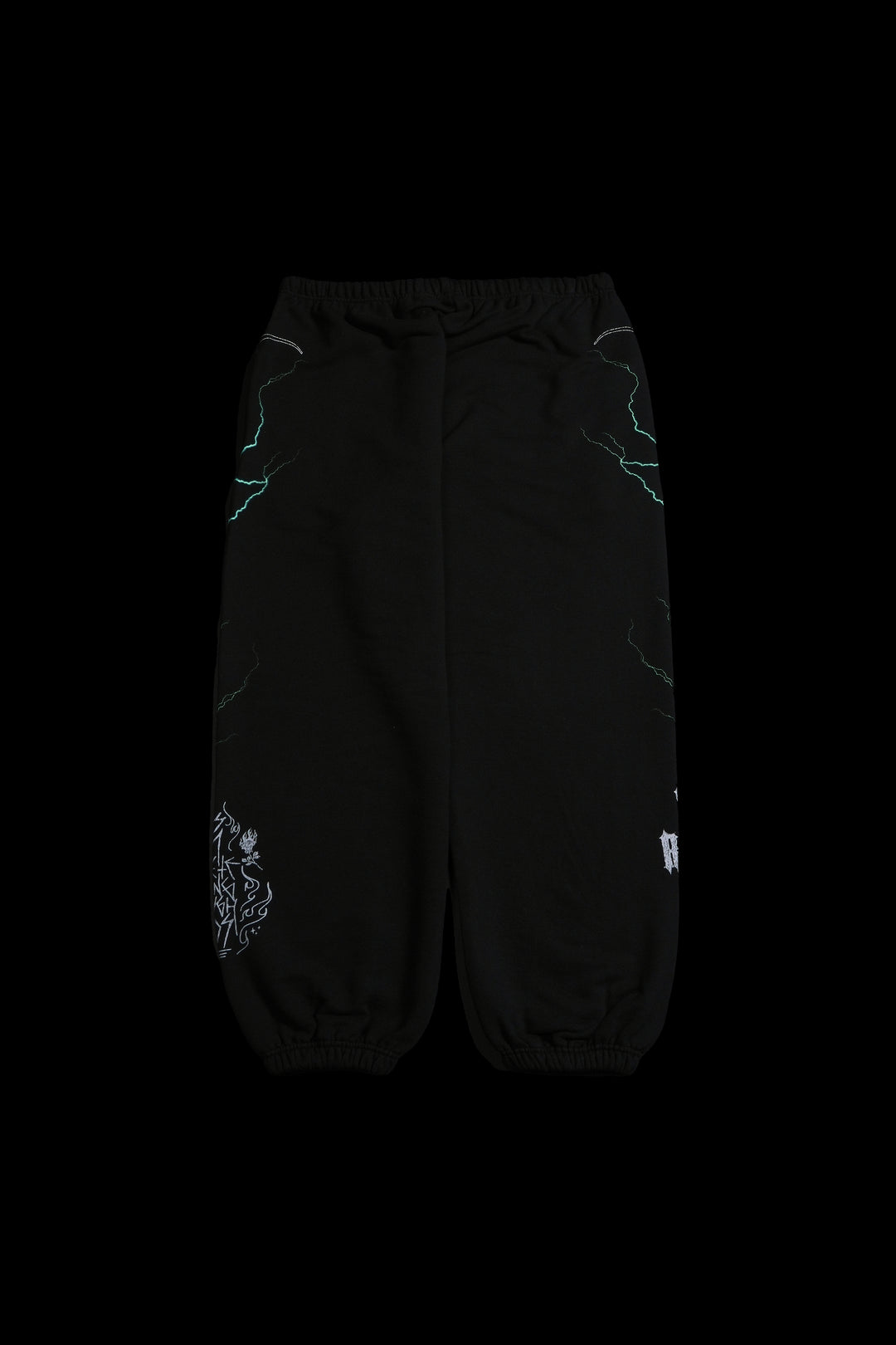 Electric Rage Lounger Sweat Pants in Black