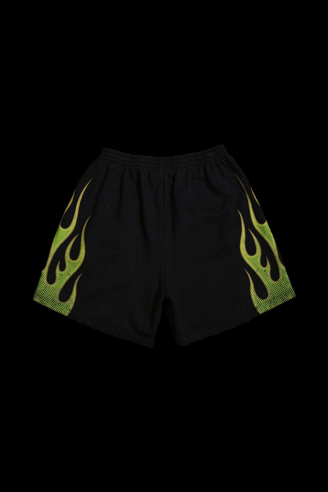 Eternal Flame Thorns Baggy Shorts in Black