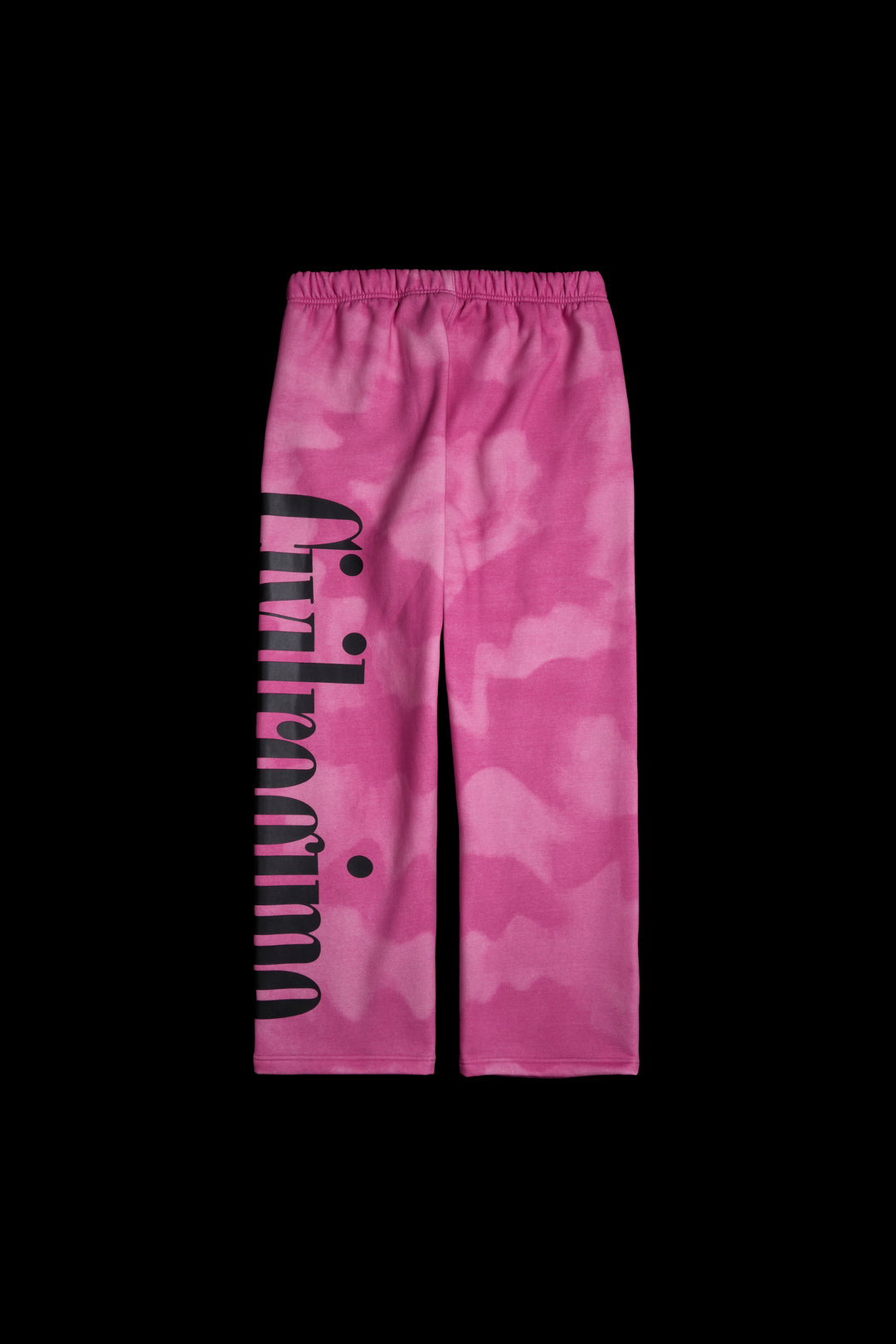 Echo Wide Leg Fleece Pants in Echo Print