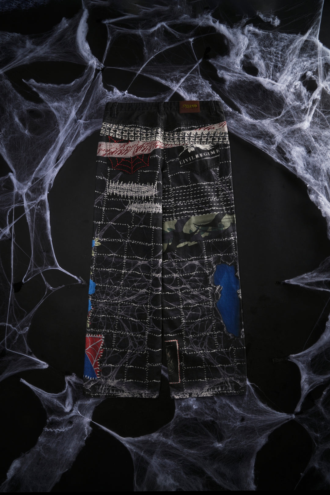 Krust Through Raw Baggy Pants in All Over Print