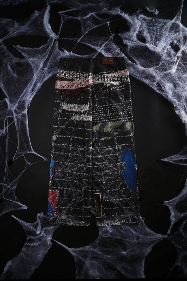 Krust Through Raw Baggy Pants in All Over Print