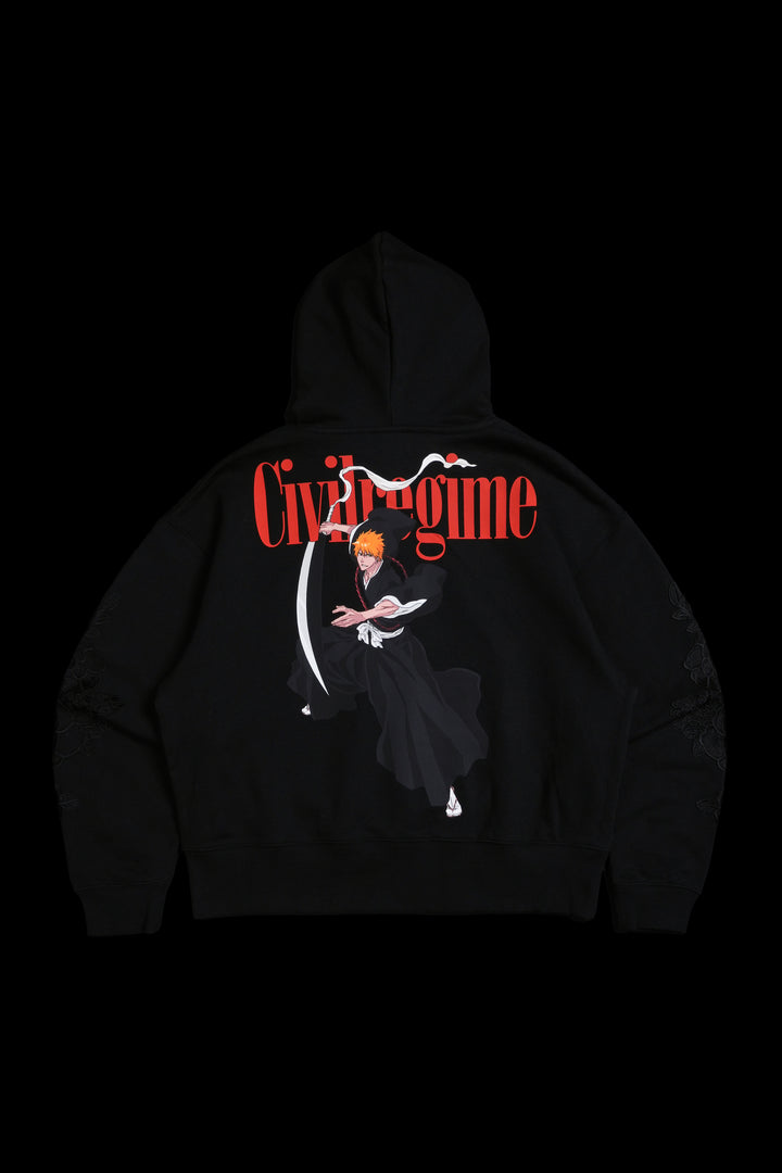 Chaos Inside Forever Hoodie in Vintage Black