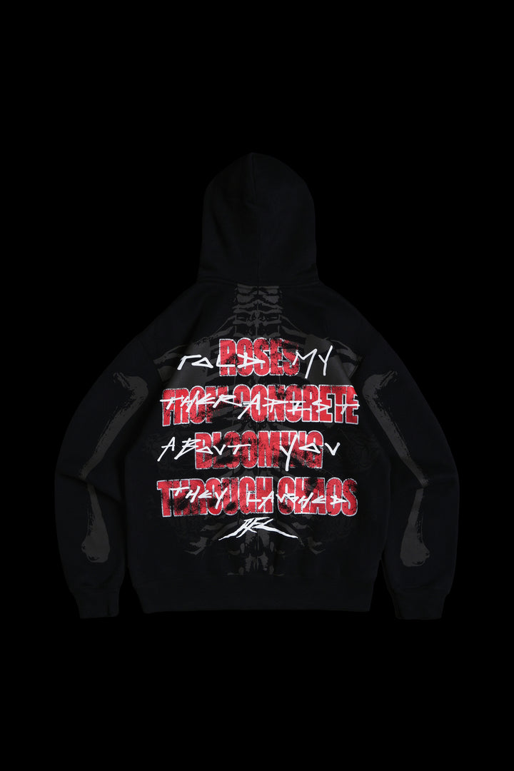 They Laughed Chaos Hoodie in Black