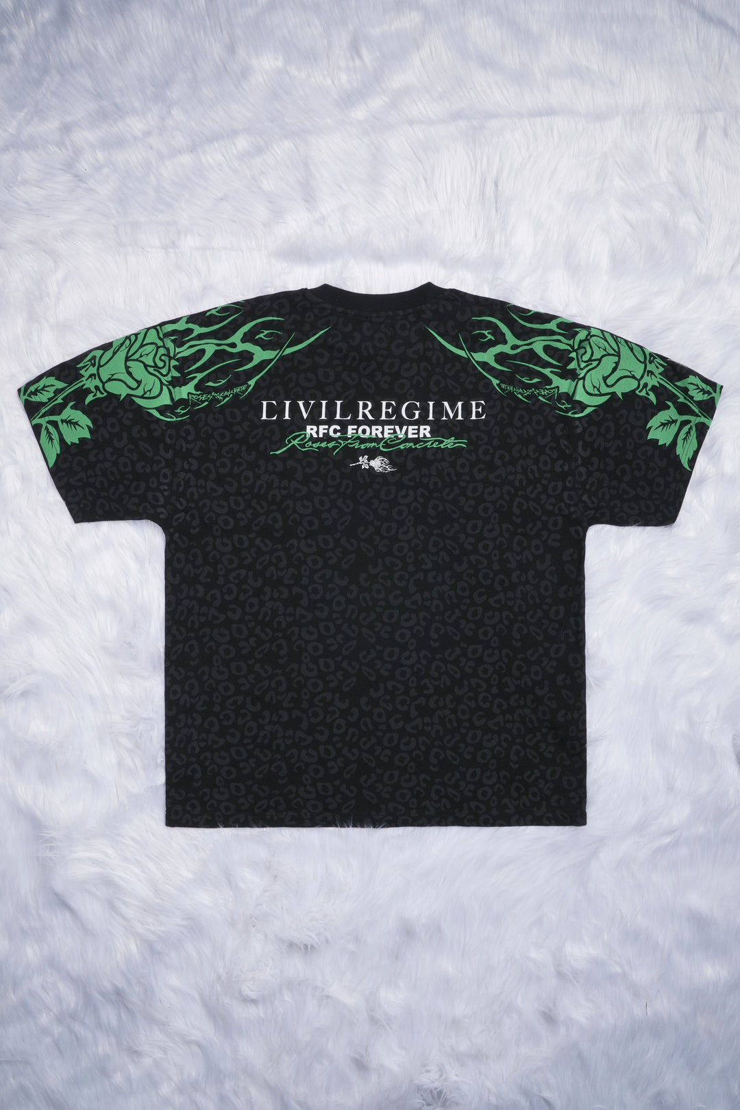 Faith American Classic Oversized Tee in Black