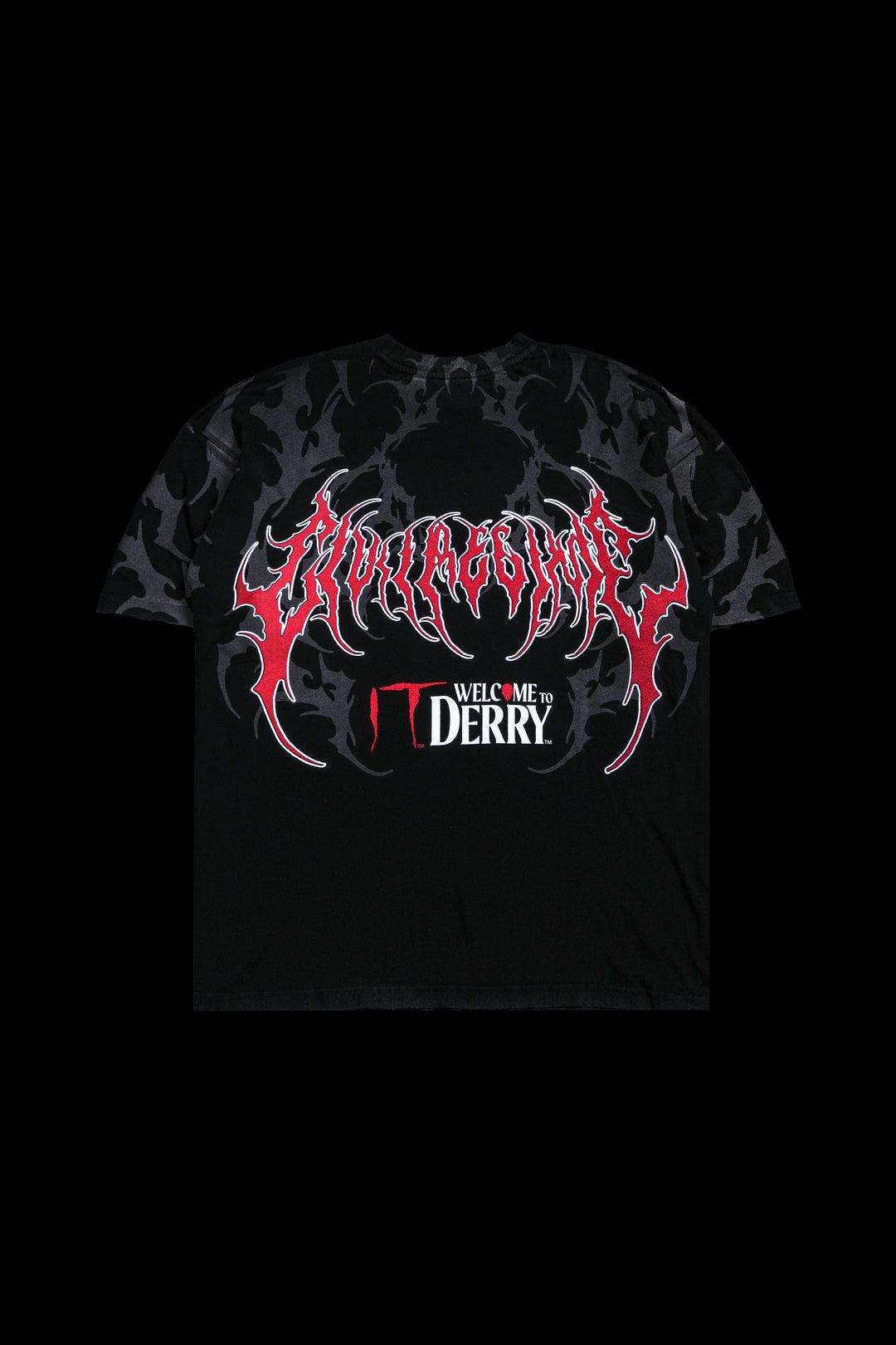 Rose Clown American Classic Oversized Tee in Vintage Black