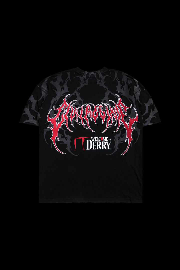 Rose Clown American Classic Oversized Tee in Vintage Black