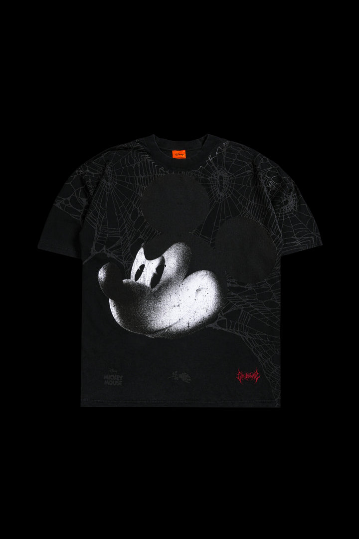 Mickey Glare 199X Oversized Tee in Vintage Black