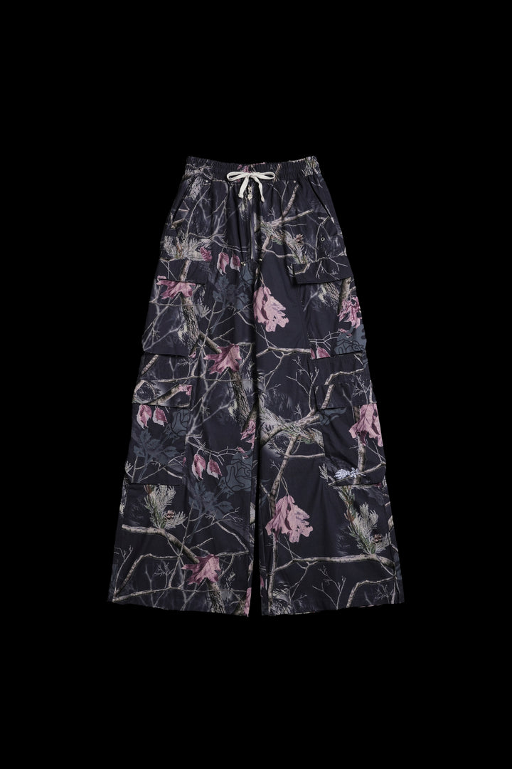 Burning Rose Ultra Wide Leg Pants in Bankai Camo
