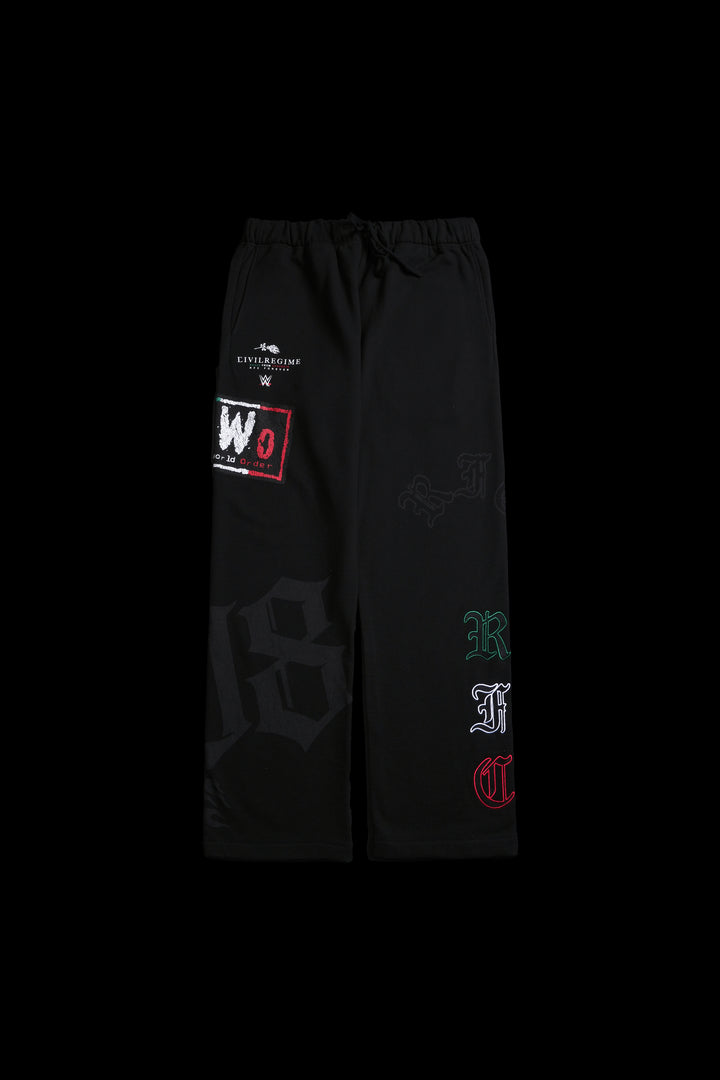 Black Rose RFC Eternal Wide Leg Pants in Black