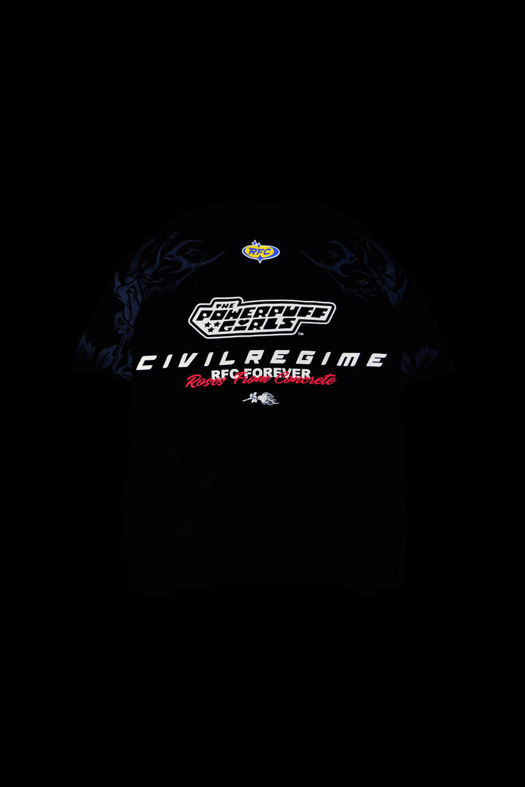 The Commander American Classic Oversized Tee in Black