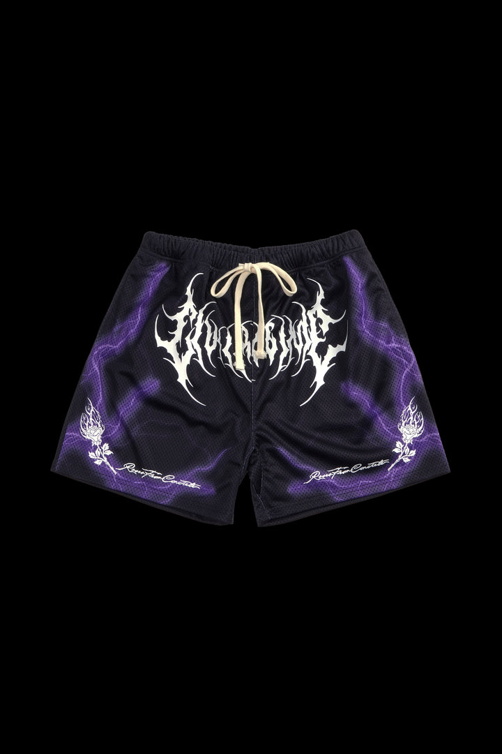 Light Strike Mesh Shorts in Black