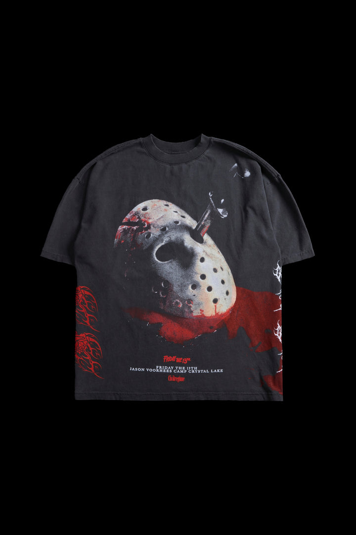 Jason "Side By Side" 199X Oversized Tee in Vintage Ashes