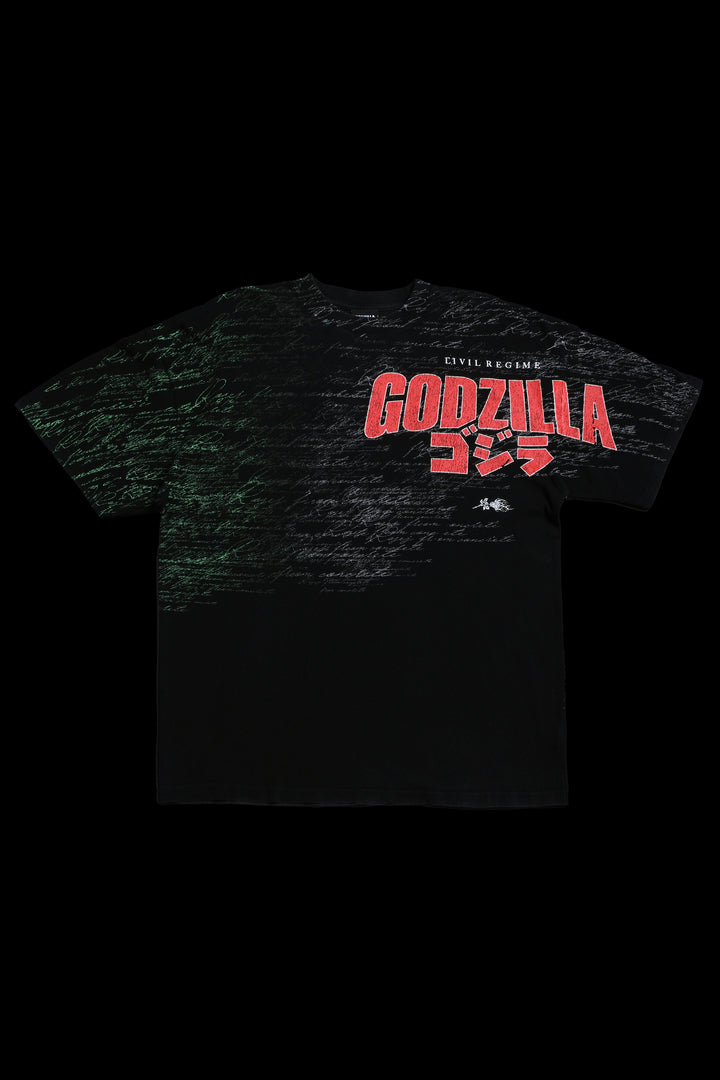 Rise Through Concrete American Classic Oversized Tee in Vintage Black