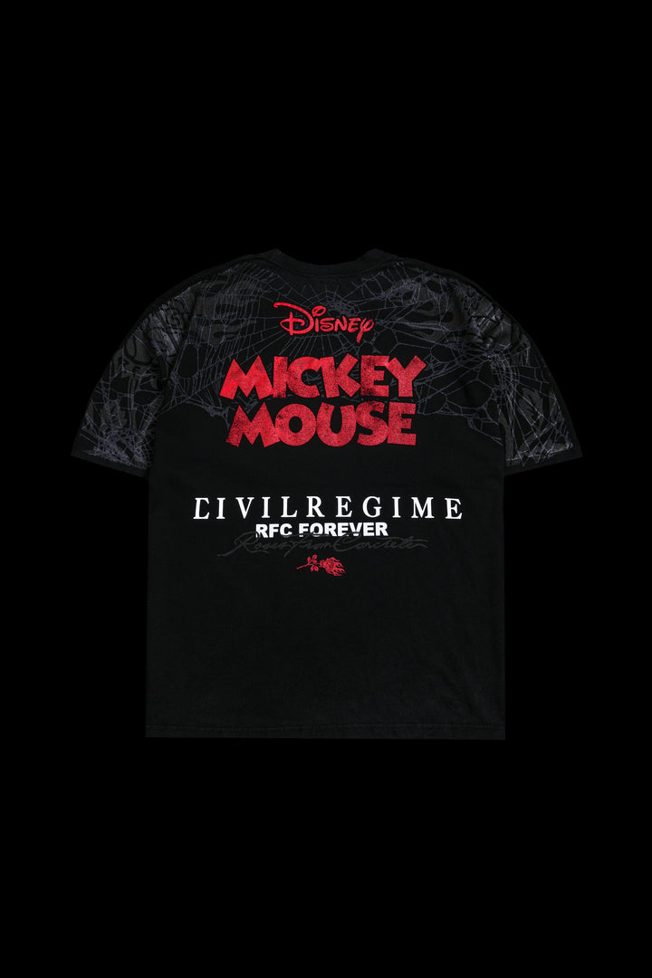 Mickey Glare 199X Oversized Tee in Vintage Black