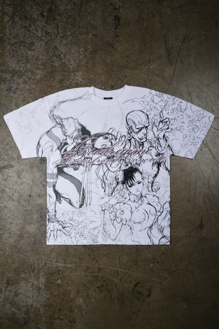Group Photo American Classic Oversized Tee in White