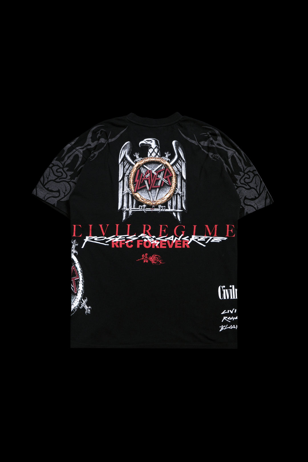 Civil x Slayer Blood Reign American Classic Oversized Tee in Black