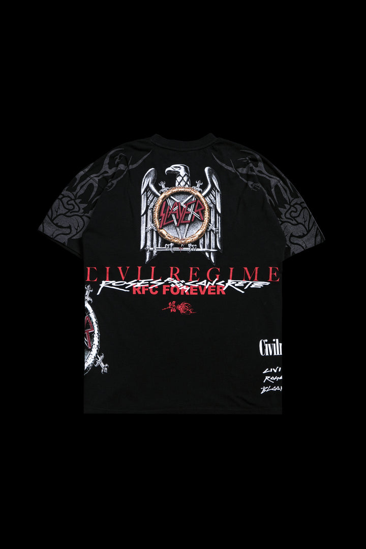 Civil x Slayer Blood Reign American Classic Oversized Tee in Black