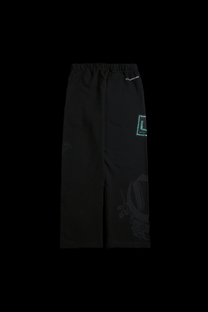 Black Rose RFC Eternal Wide Leg Pants in Black