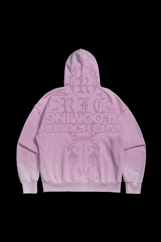 Sweetheart Fantasy Civil Zip Up Hoodie in Baby Pink