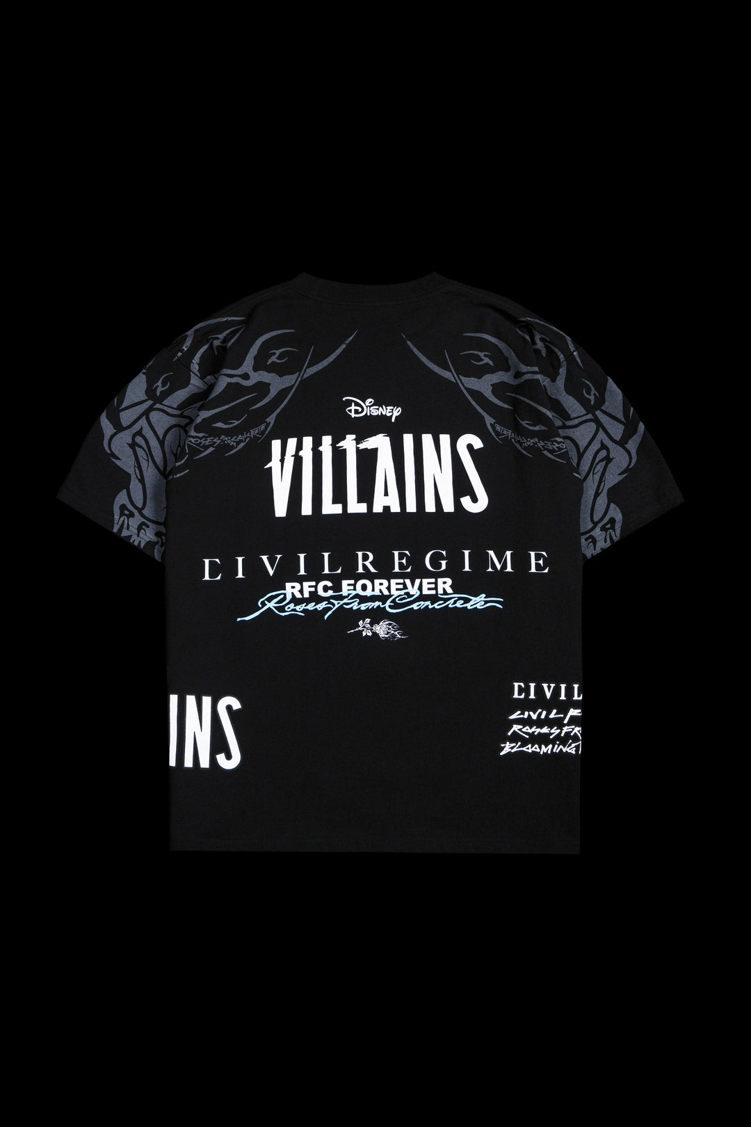 Lord Of The Underworld Boxy Tee in Black