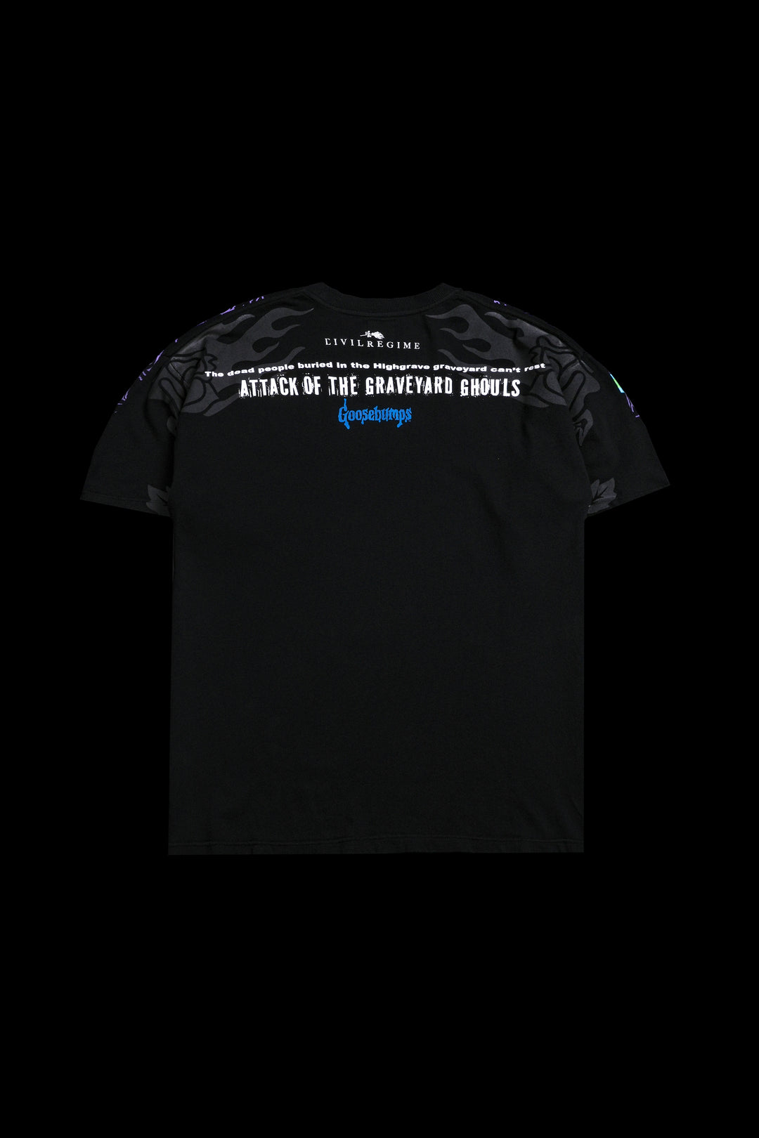 Graveyard Ghouls American Classic Oversized Tee in Black