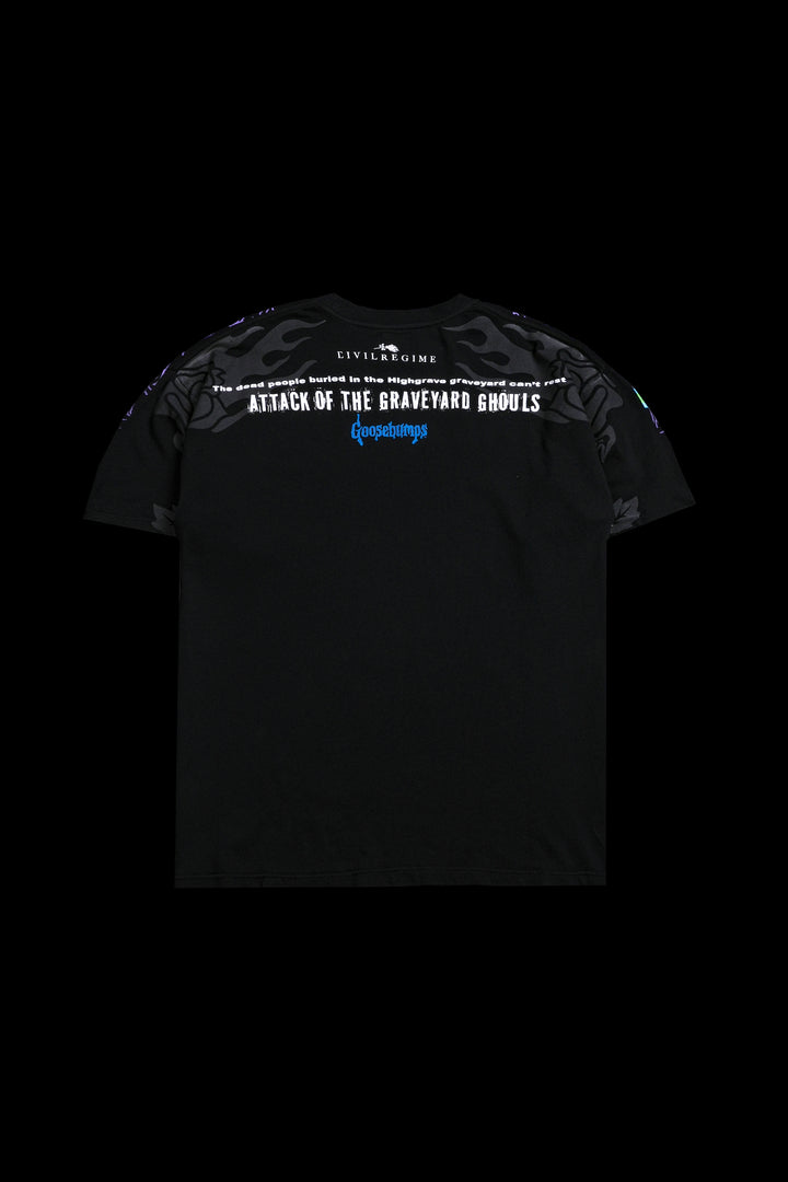 Graveyard Ghouls American Classic Oversized Tee in Black