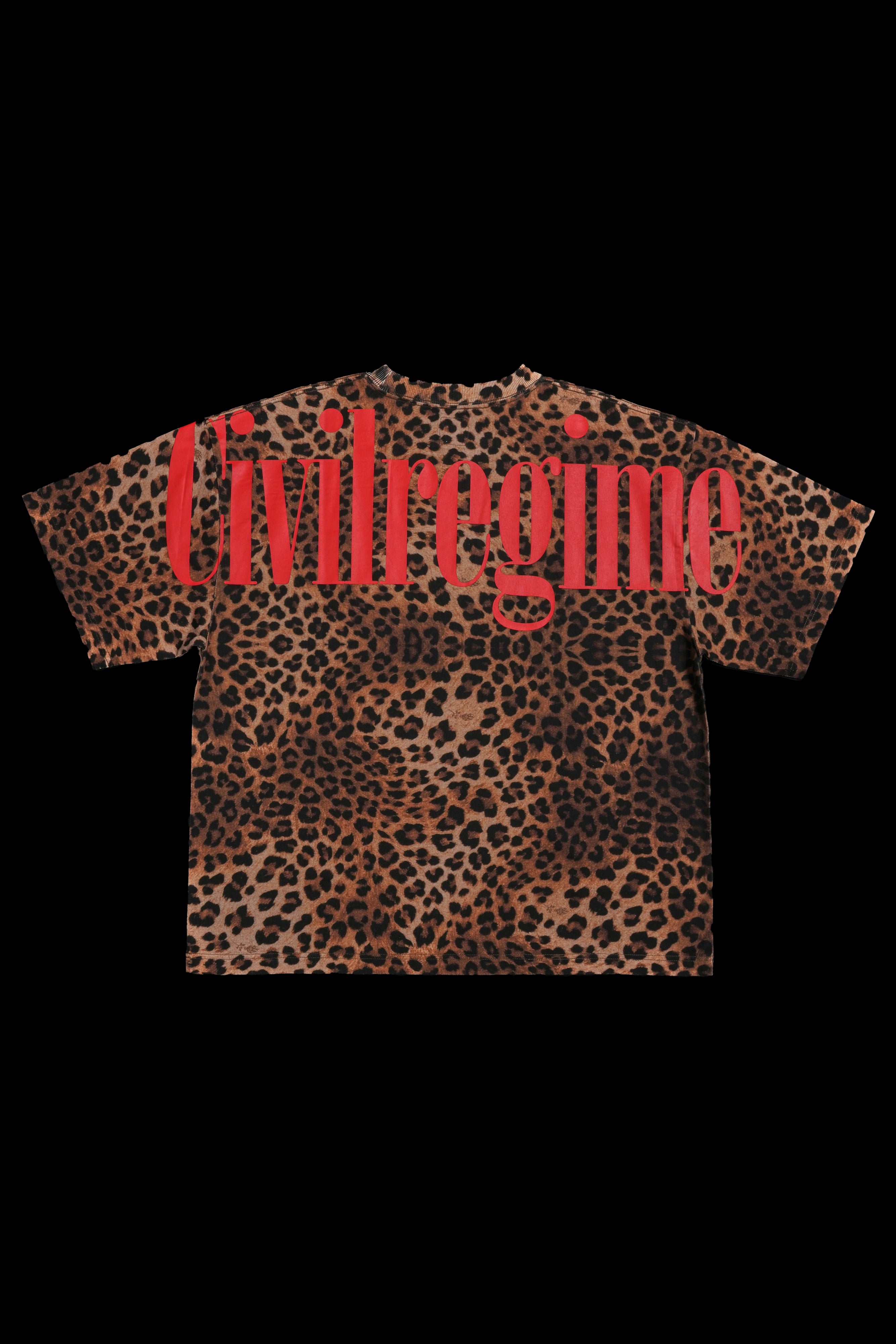 Concrete 199X Oversized Tee in Leopard – Civil Regime