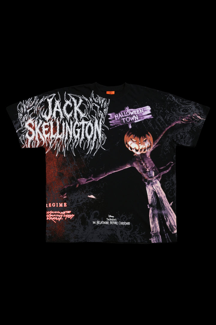 Halloween Chaos American Classic Oversized Tee in Black