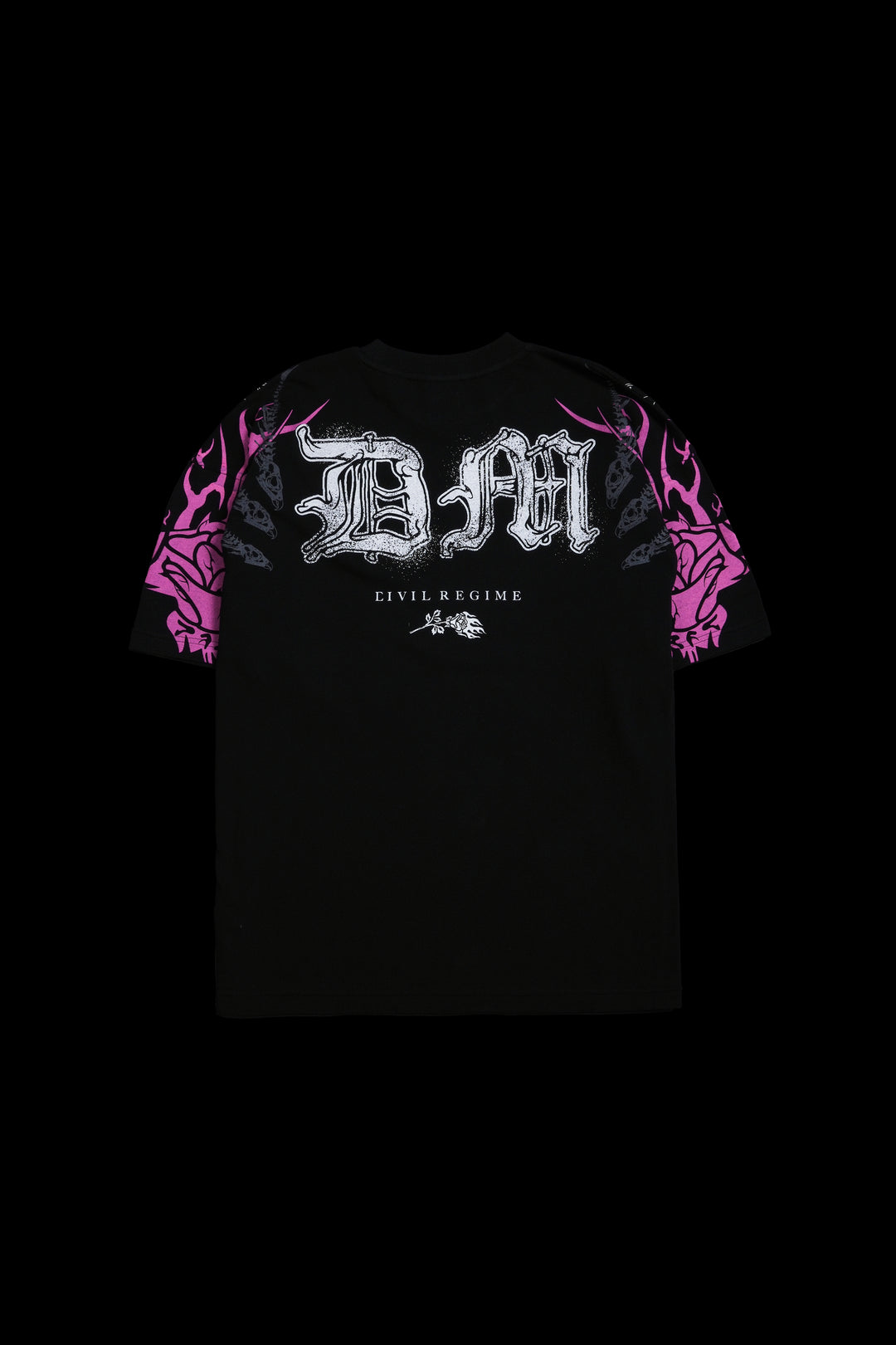 Dirty Dom American Classic Oversized Tee in Black