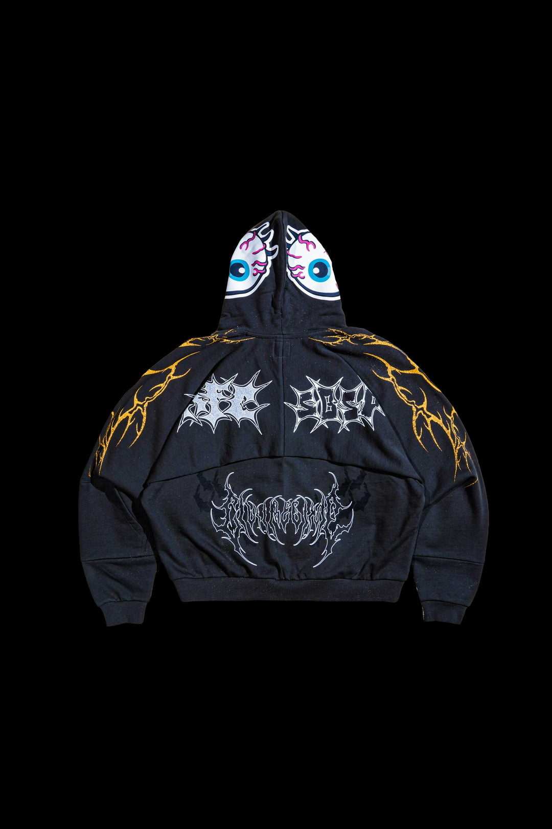 Sponge Of Doom Destroy Hoodie in Vintage Ashes