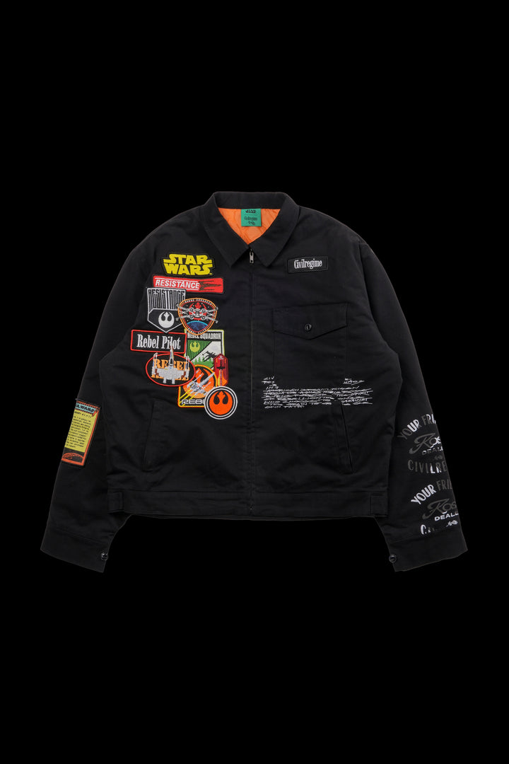 Red Leader Work Jacket in Black