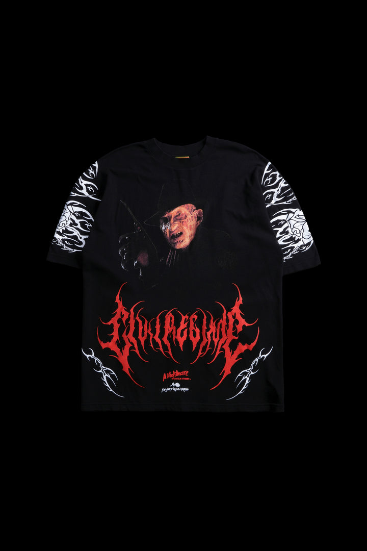 Freddy's Metal Core American Classic Oversized Tee in Black
