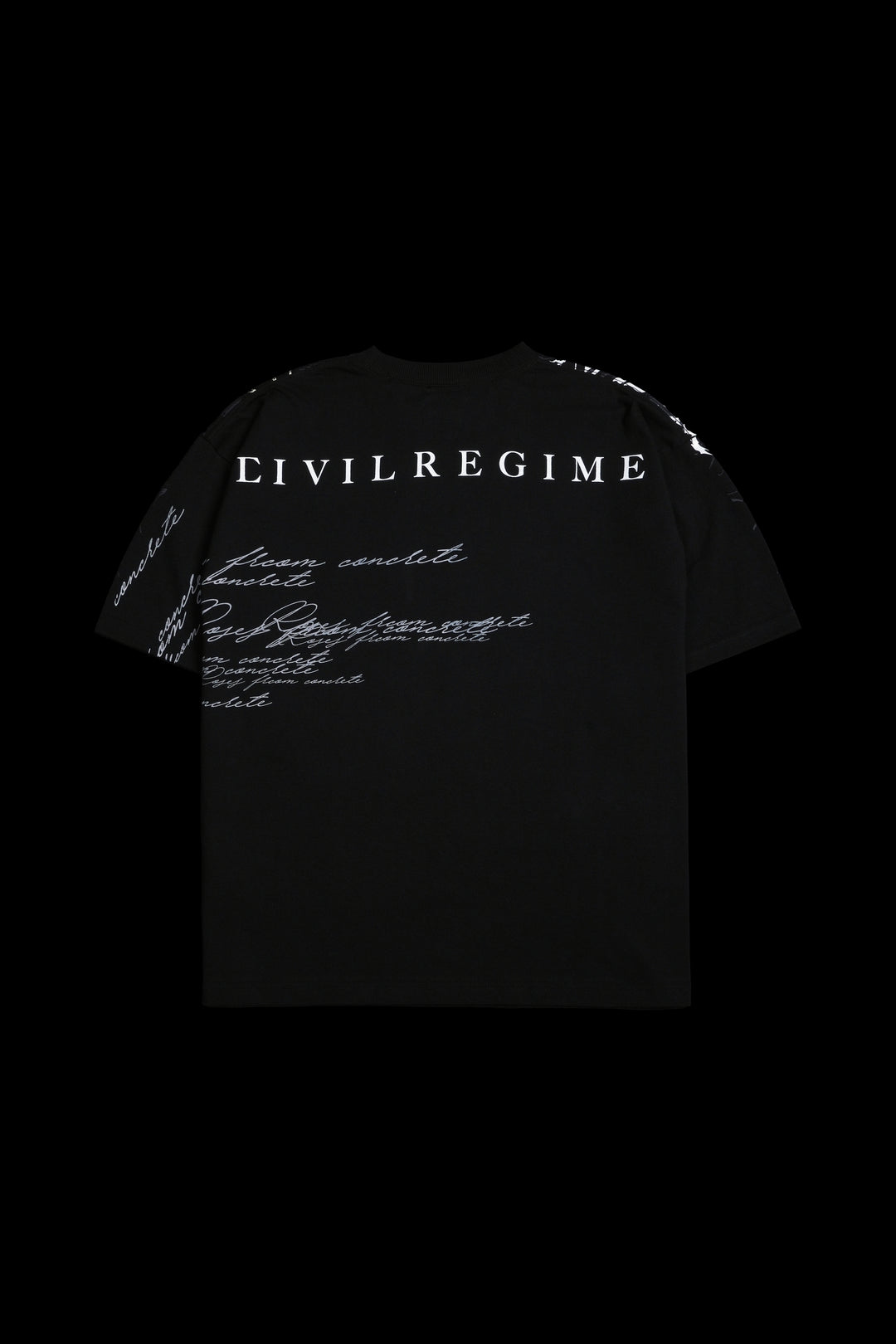 February Skies 199X Oversized Tee in Black