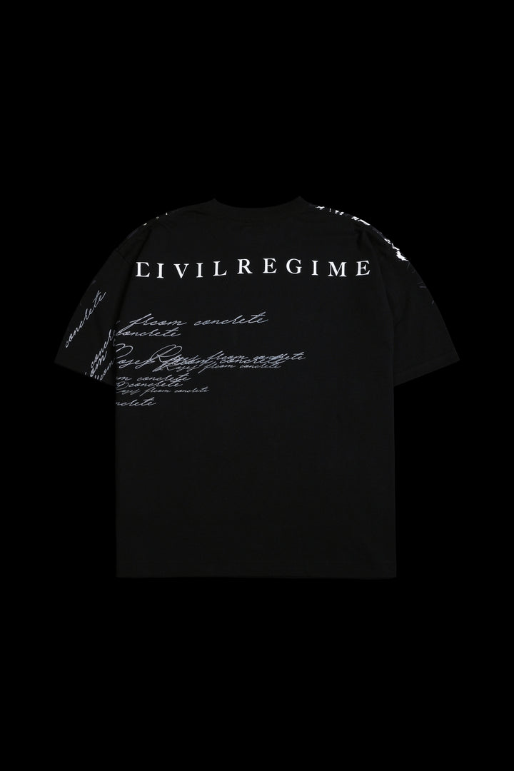 February Skies 199X Oversized Tee in Black