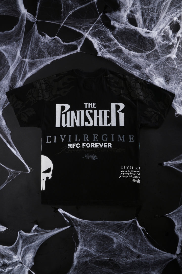 Rose Crusher American Classic Oversized Tee in Black