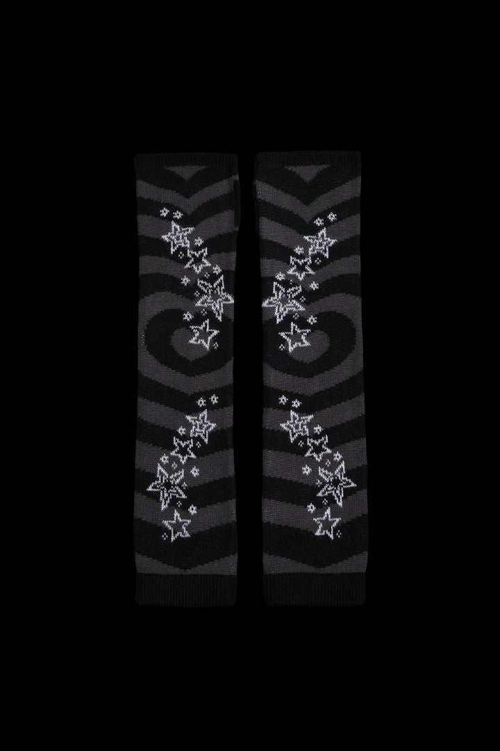 BFF's Forever Arm Warmers in Black/Gray