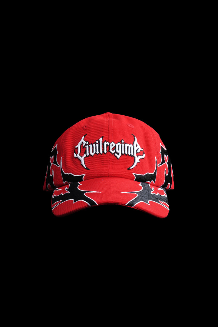 Civil Chaos Dad Hat in Red