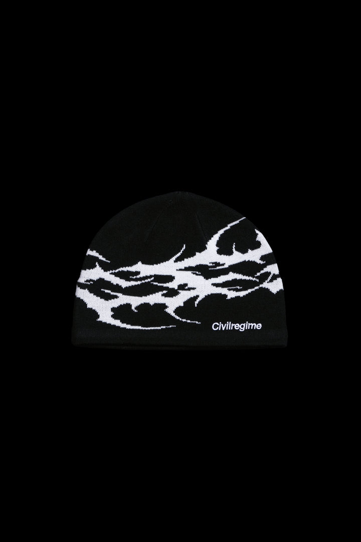 Hell Bringer Skull Cap Beanie in Black
