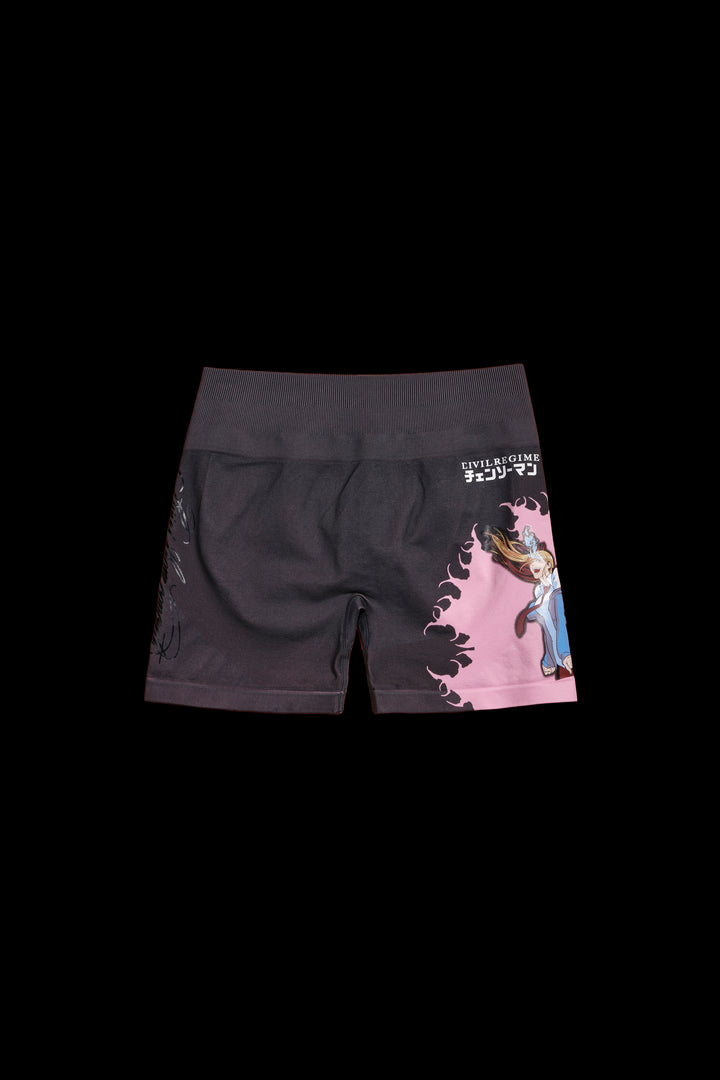 Civil Fiend Kelly Seamless Shorts in Vintage Ashes