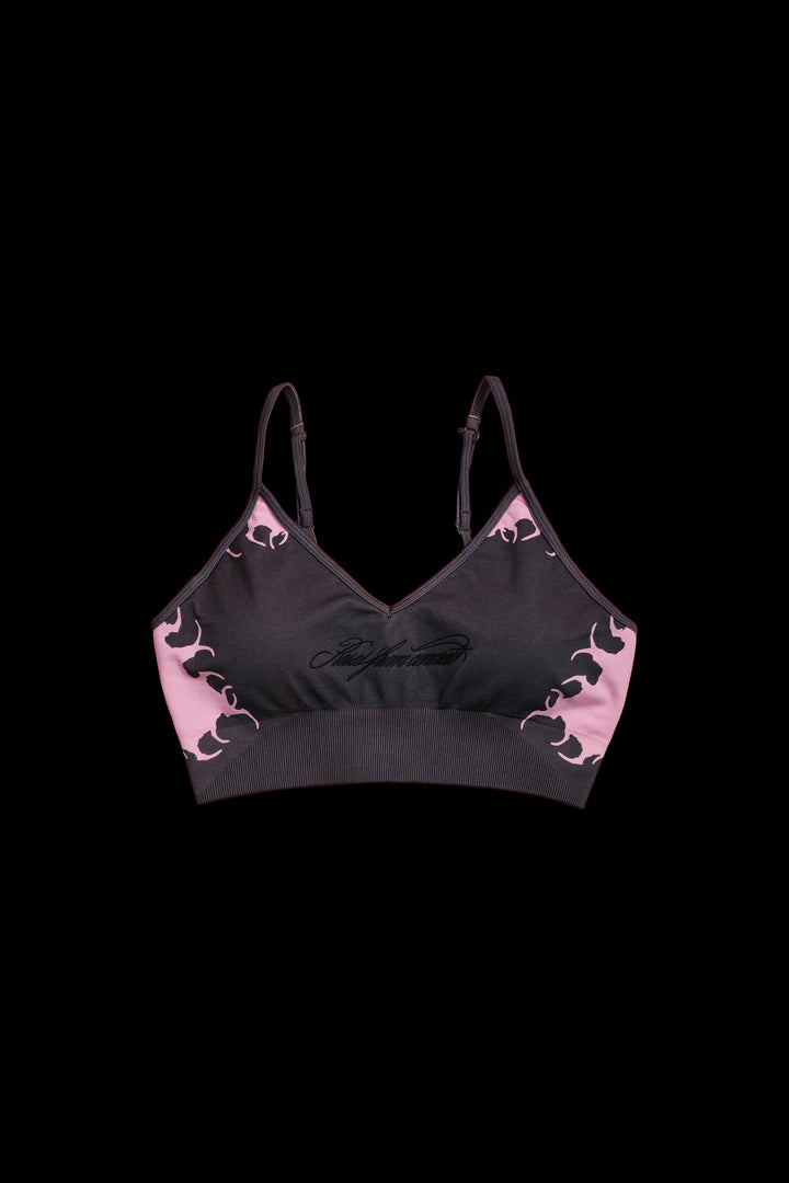 Civil Fiend Kelly Seamless Bra in Vintage Ashes