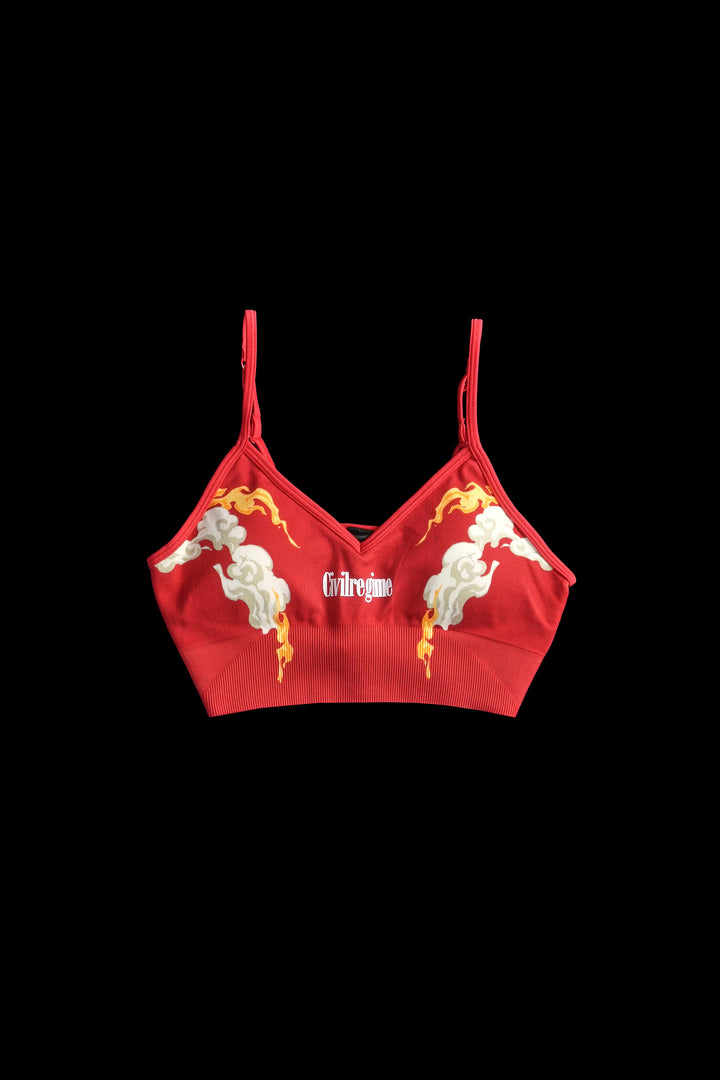 In The Clouds Kelly Seamless Bra in Red