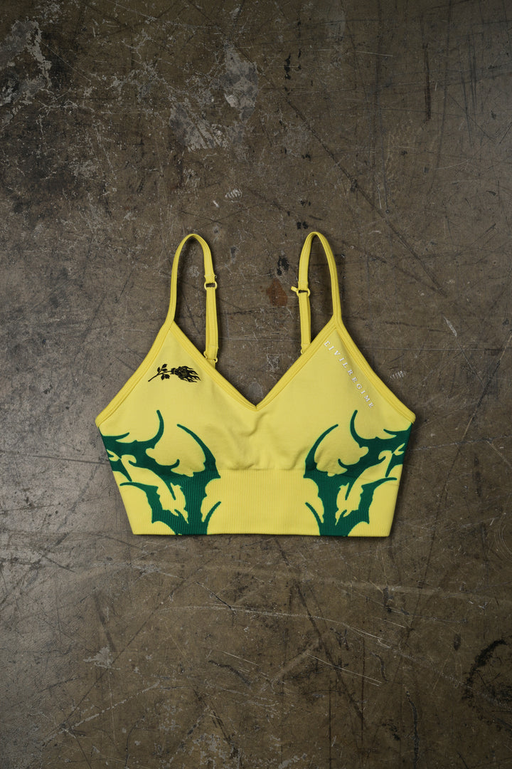 Alpha Aura Kelly Seamless Bra in Yellow