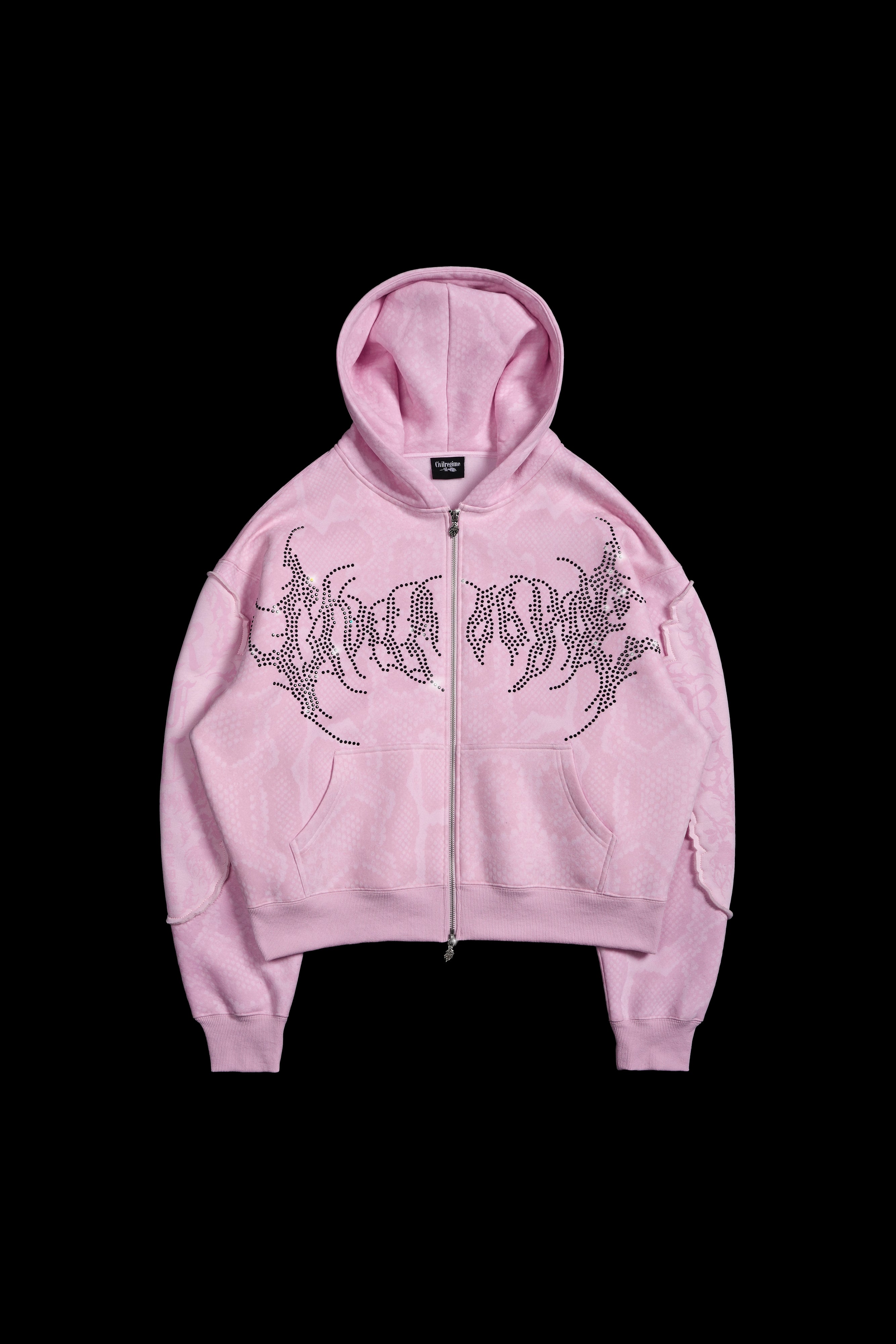 civarize python rose design hoodie｜00s CIVARIZE Python Zip-up